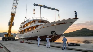 Osmosis and Blister Repair on GRP Hulls in Bali